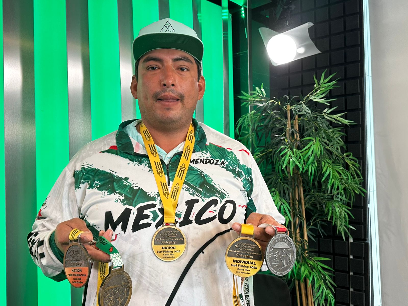 Osvaldo Mendoza pide apoyo para ir a Panamericano de pesca deportiva en Estados Unidos