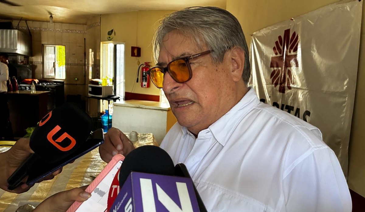 Padre Rafael Martínez Gallardo, de Cáritas Mazatlán