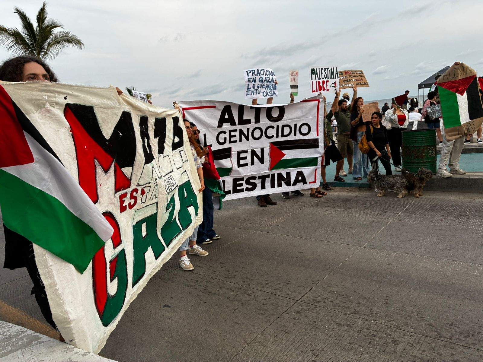Mazatlacos se solidarizan con niños de Gaza