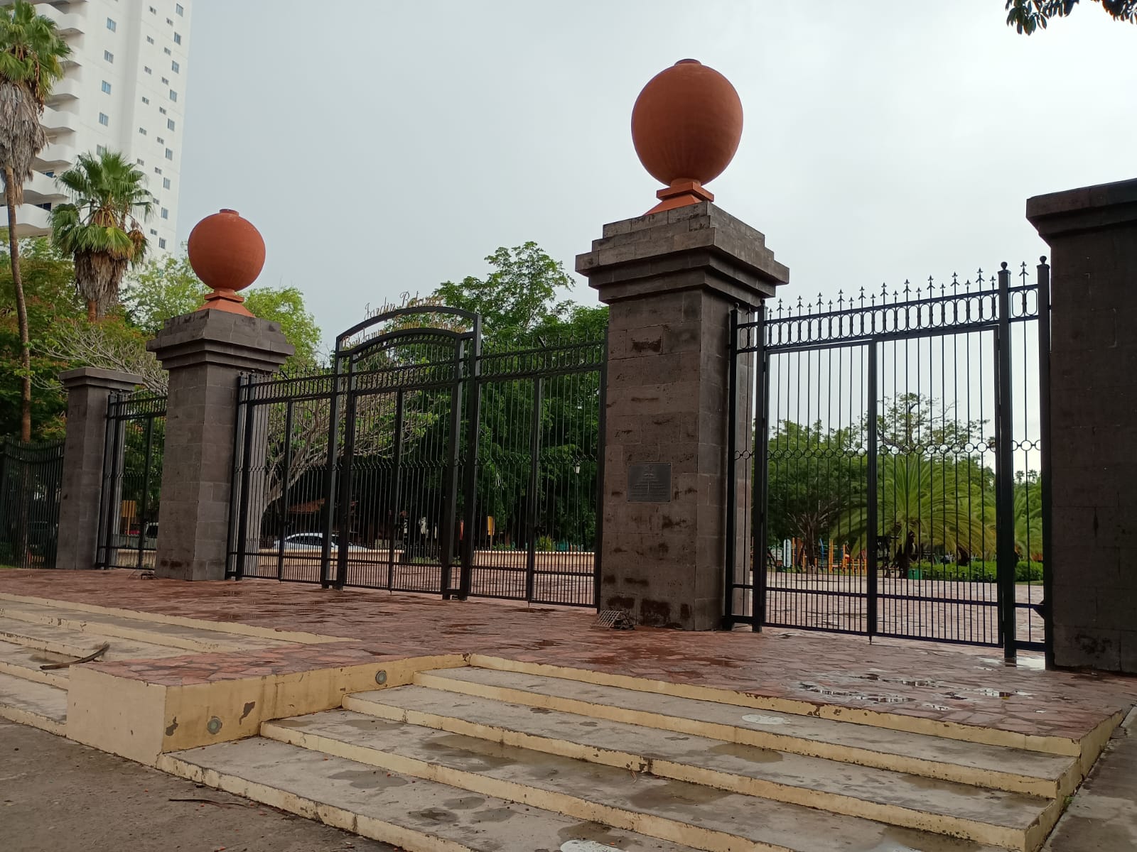 Jardín Botánico de Los Mochis cerrado por lluvias