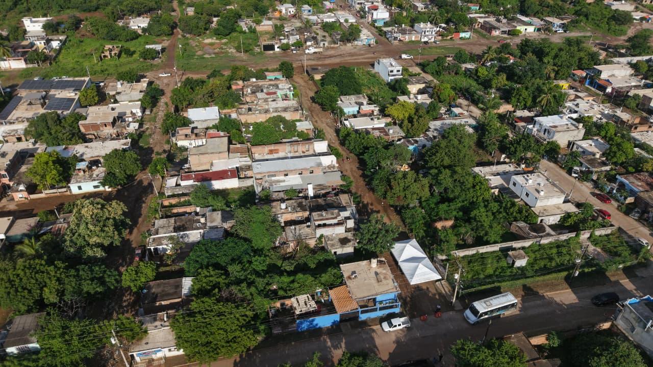 Arrancan obras de pavimentación en Loma Bonita y Madero, en Mazatlán