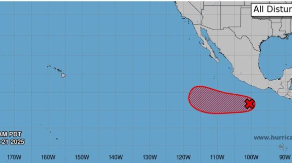 ¡Crece rápidamente! La nueva tormenta tropical ‘Sonia’ es casi un hecho en el Pacífico mexicano