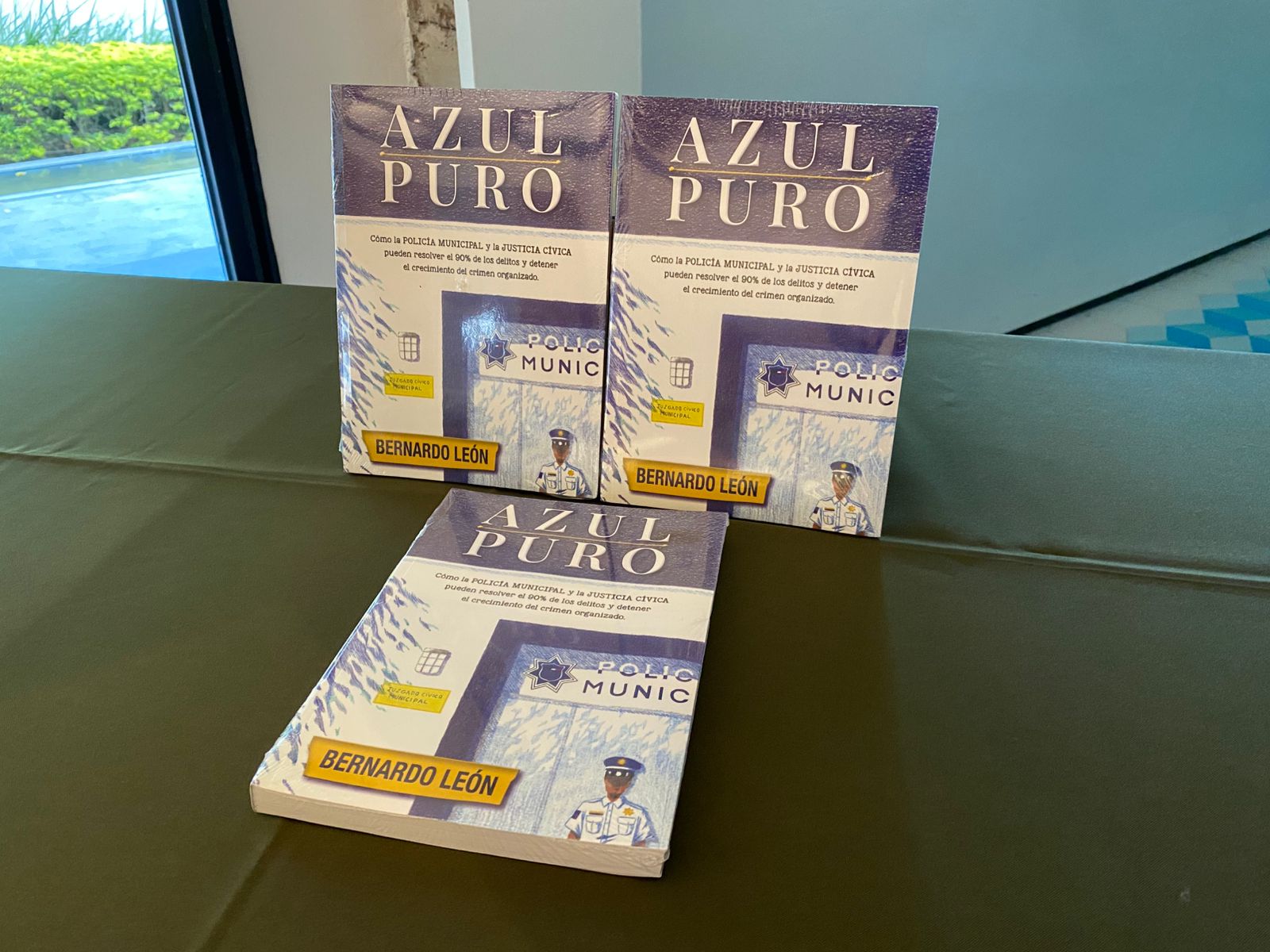 Presentan libro Azul Puro, de Bernardo María León, en Culiacán