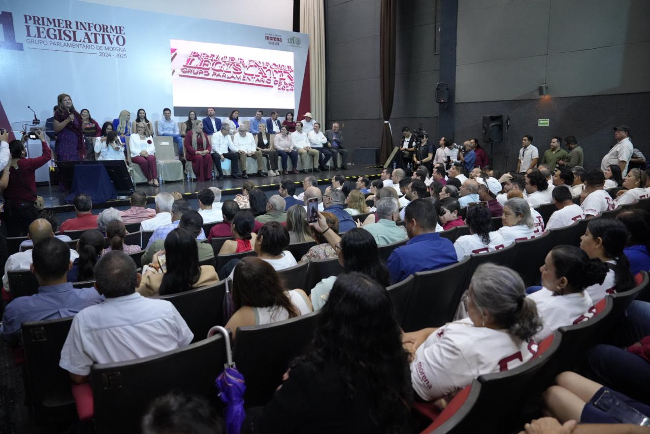 Bancada de Morena en el sur de Sinaloa brinda primer informe legislativo