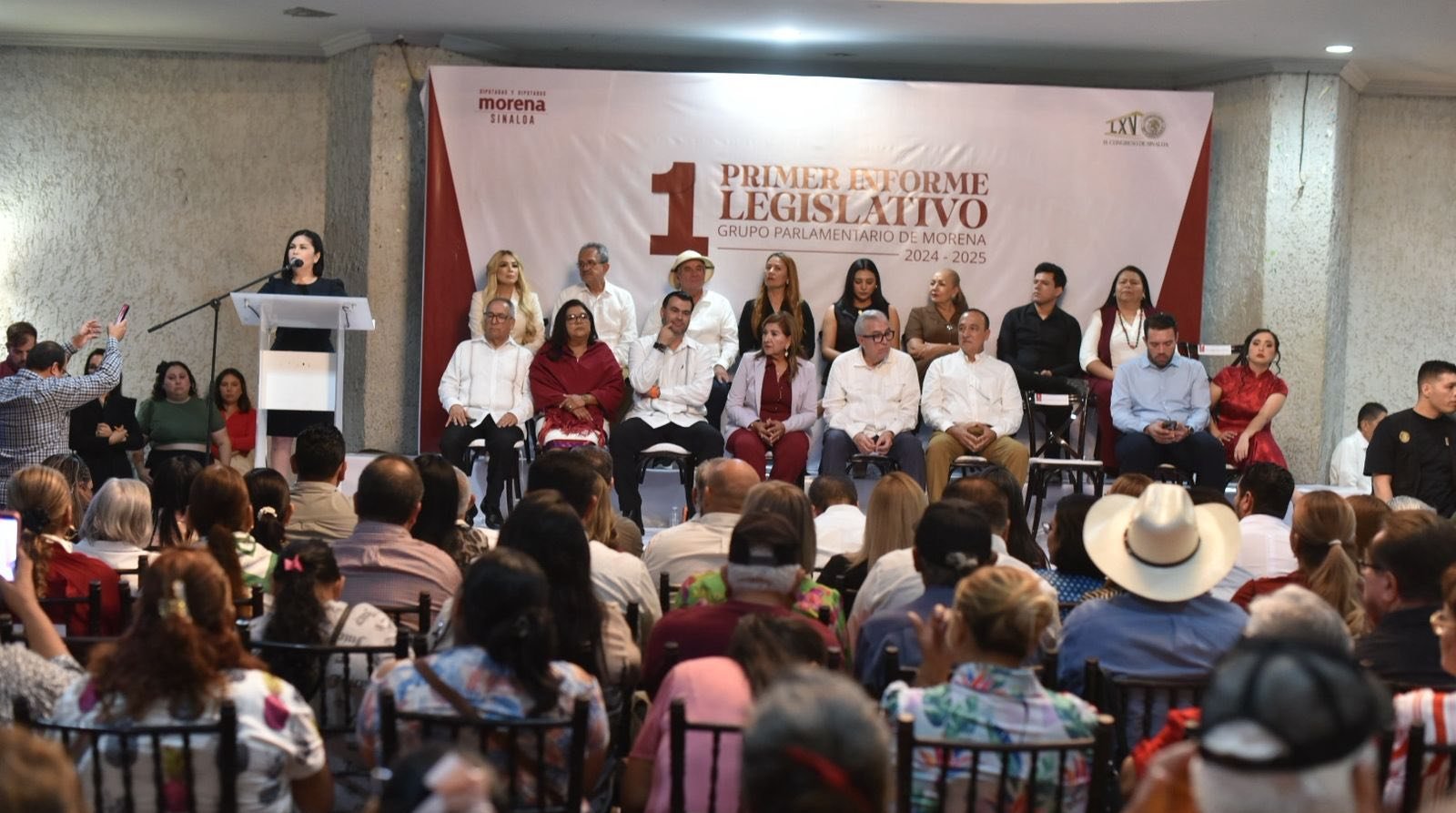 primer informe legislativo de morena partido