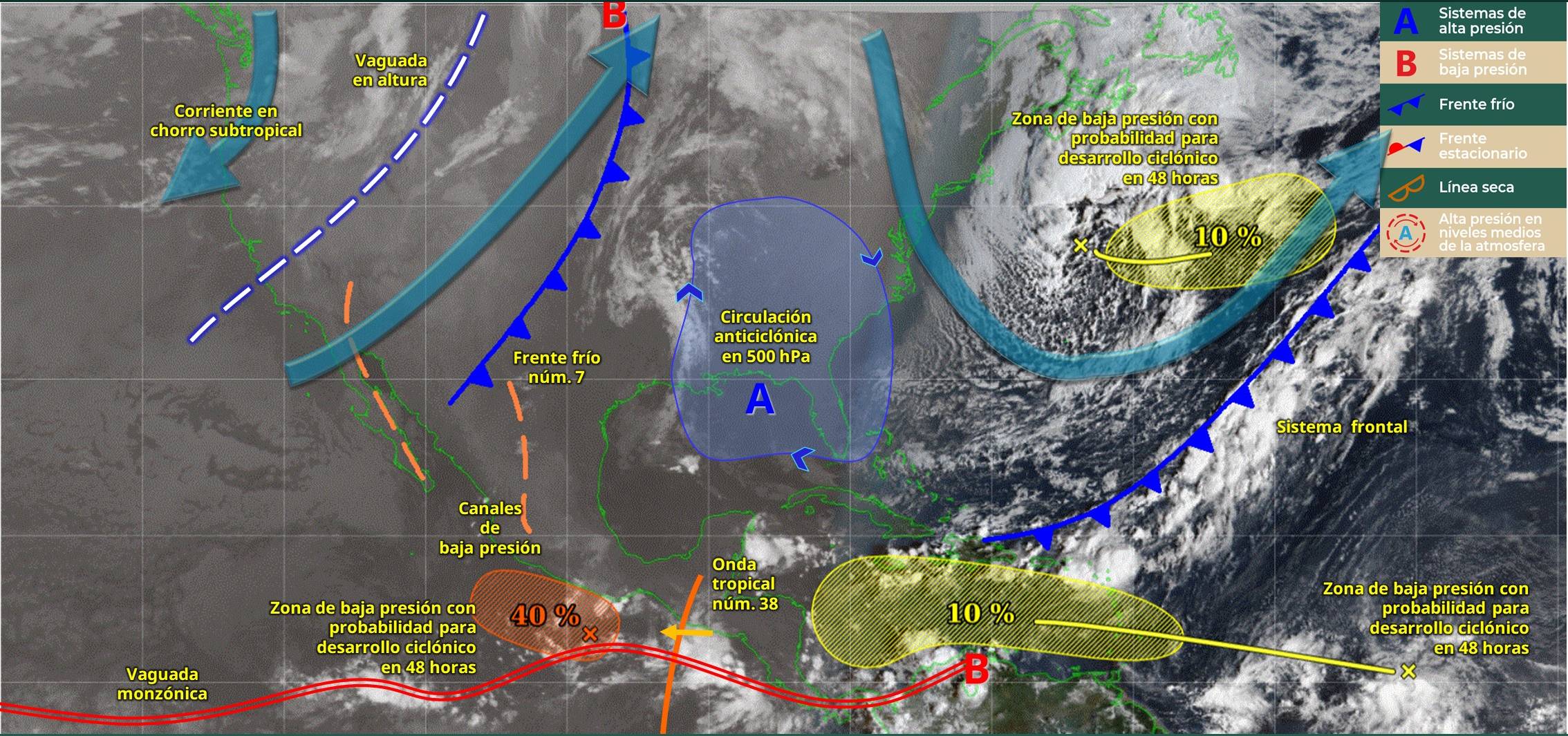 principios de la tormenta tropical sonia