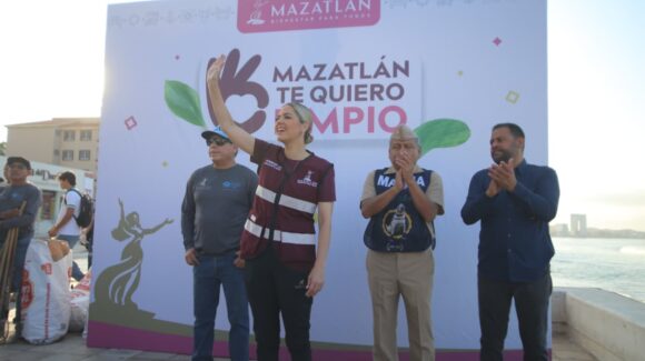Desde julio se han recolectado 728 metros cúbicos de desechos con el programa “Mazatlán te quiero limpio”