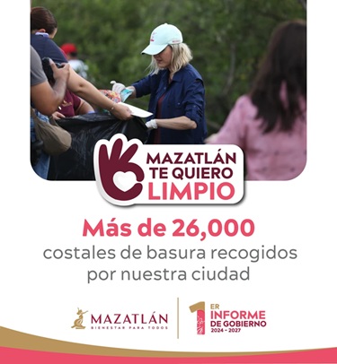 programa mazatlan te quiero limpio basura