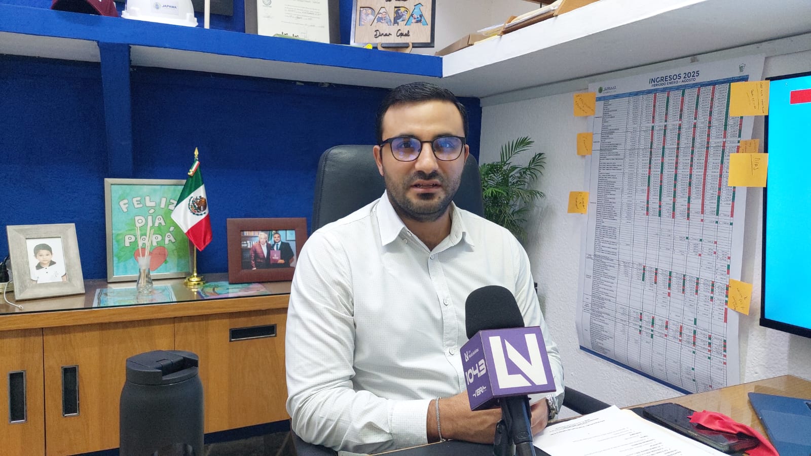 Randy Ross Álvarez, gerente de Japama en Ahome