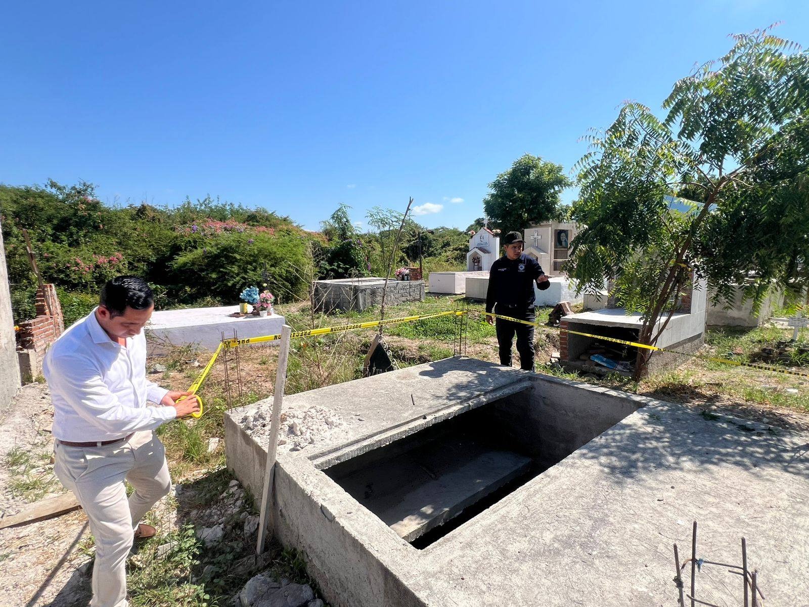 Recorridos de seguridad en panteones de Mazatlán, Sinaloa