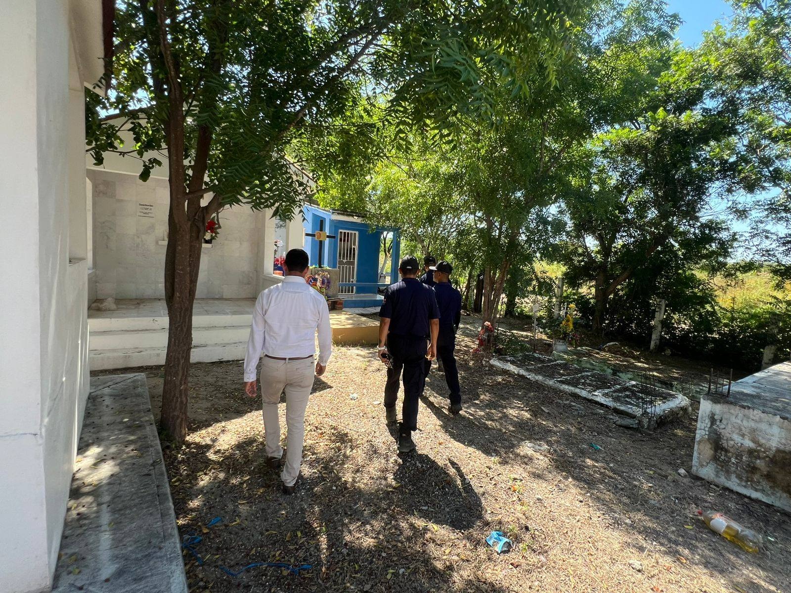 Recorridos de seguridad en panteones de Mazatlán, Sinaloa