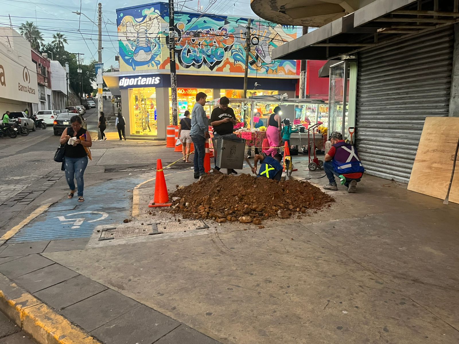 Rehabilitación del Pino Suárez en Mazatlán, Sin.