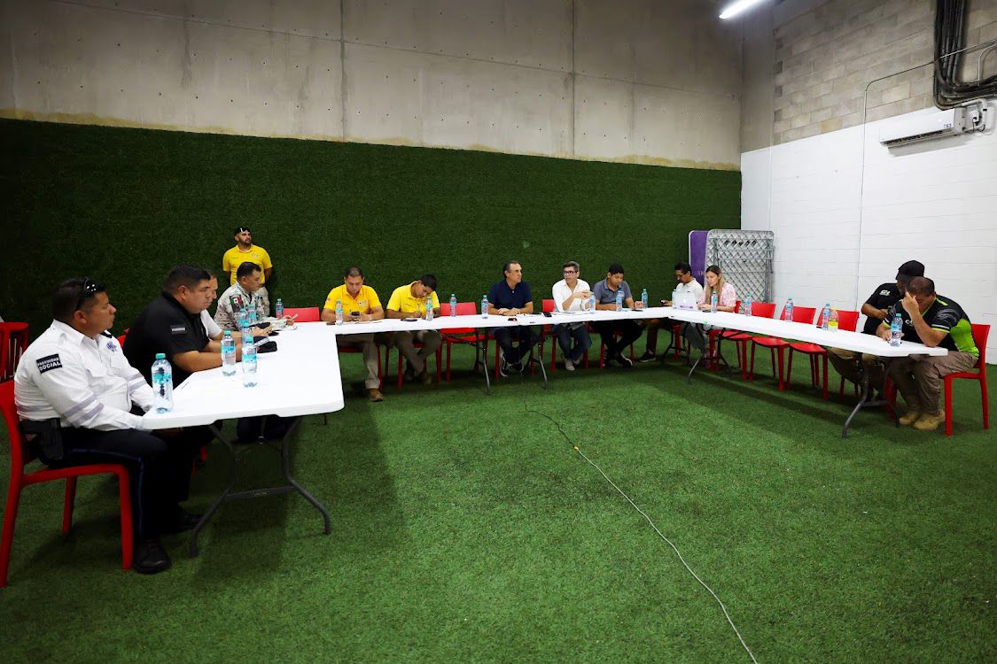 Reunión de seguridad por partido entre Mazatlán FC y Club Santos