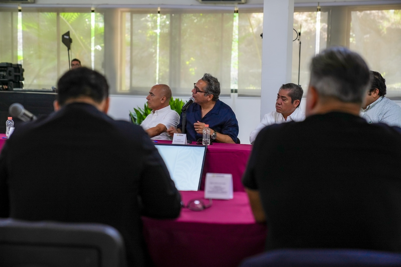 Reunión en Mazatlán gobernador y Harfuch