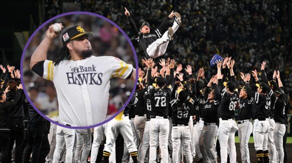 El sinaloense Roberto Osuna se corona en la Liga Japonesa de Beisbol con Softbank Hawks