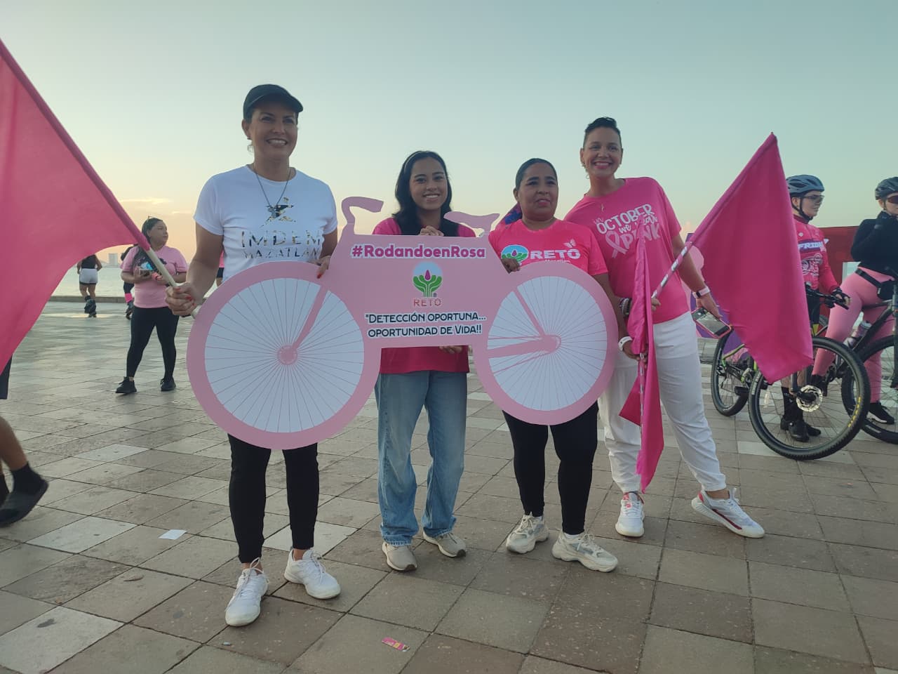 rodada rosa en mazatlan sinaloa bici