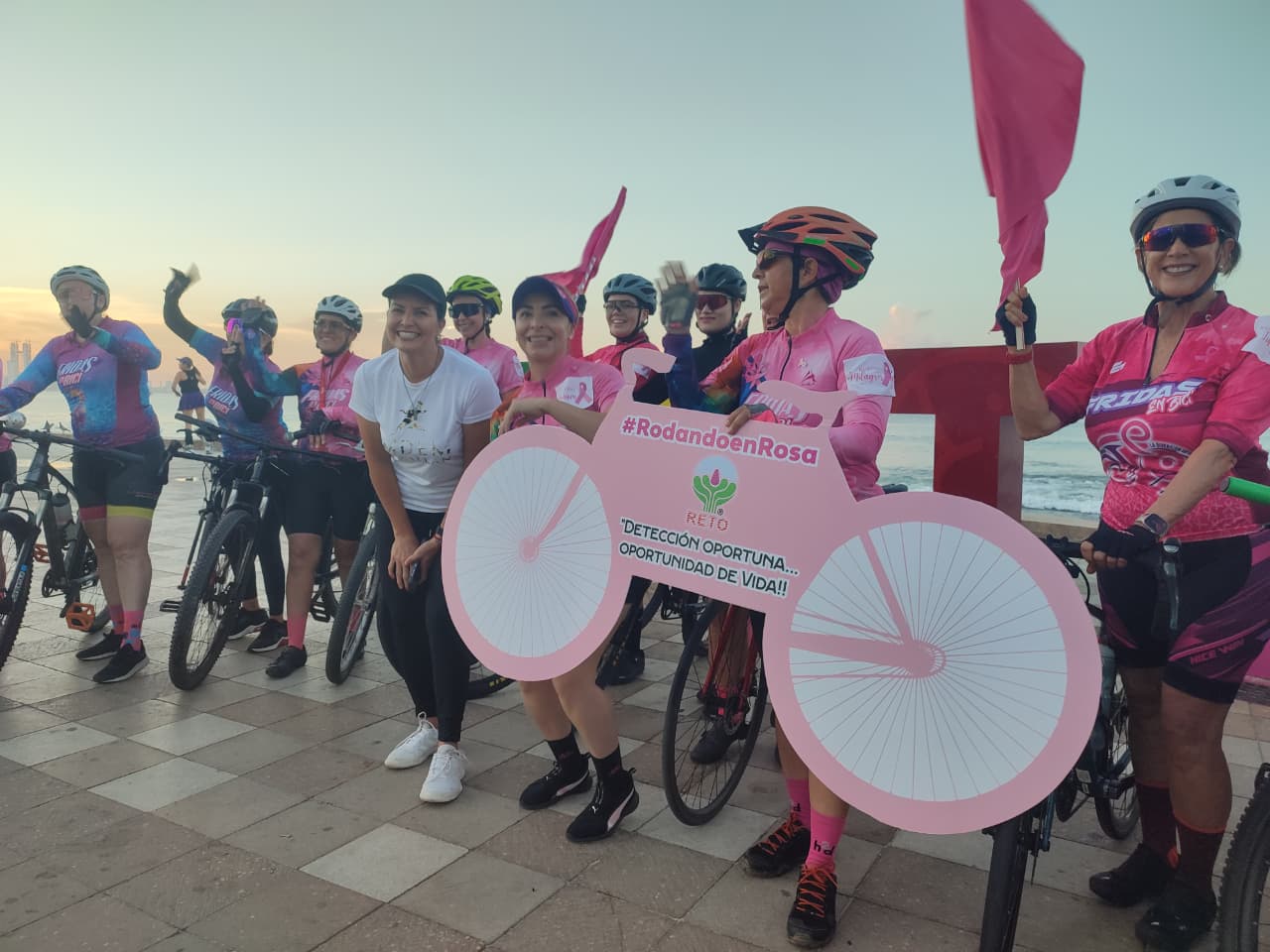 rodada rosa en mazatlan sinaloa bicicleta