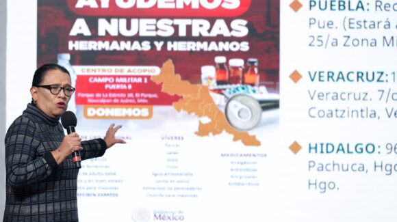 Tras las lluvias, gobierno de Sinaloa envía estos apoyos a Veracruz e Hidalgo: Segob