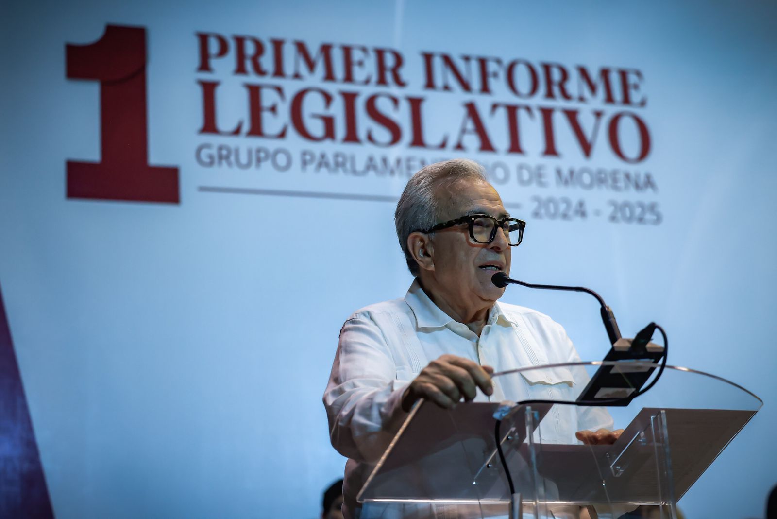 Acude Rocha a informe legislativo de diputados de Morena en el sur de Sinaloa