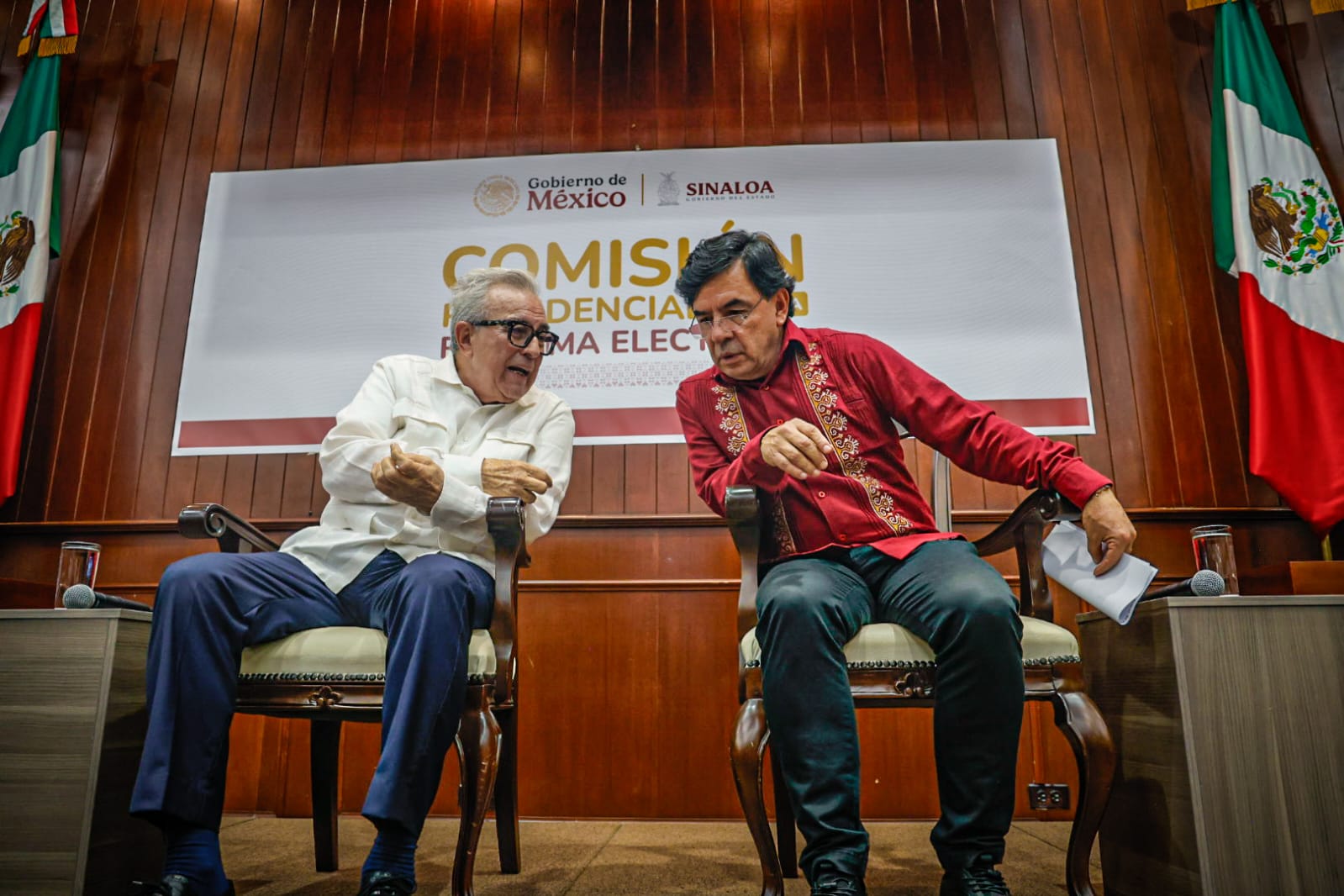 Rubén Rocha Moya y Jesús Ramírez Cuevas