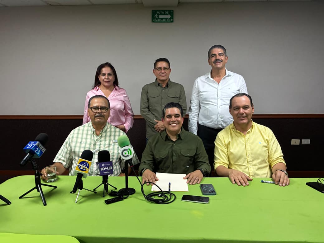 Rueda de prensa del PVEM en Los Mochis