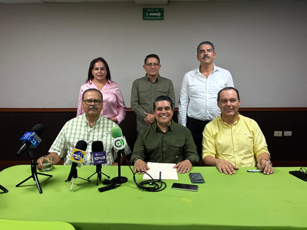 Rueda de prensa del PVEM en Los Mochis