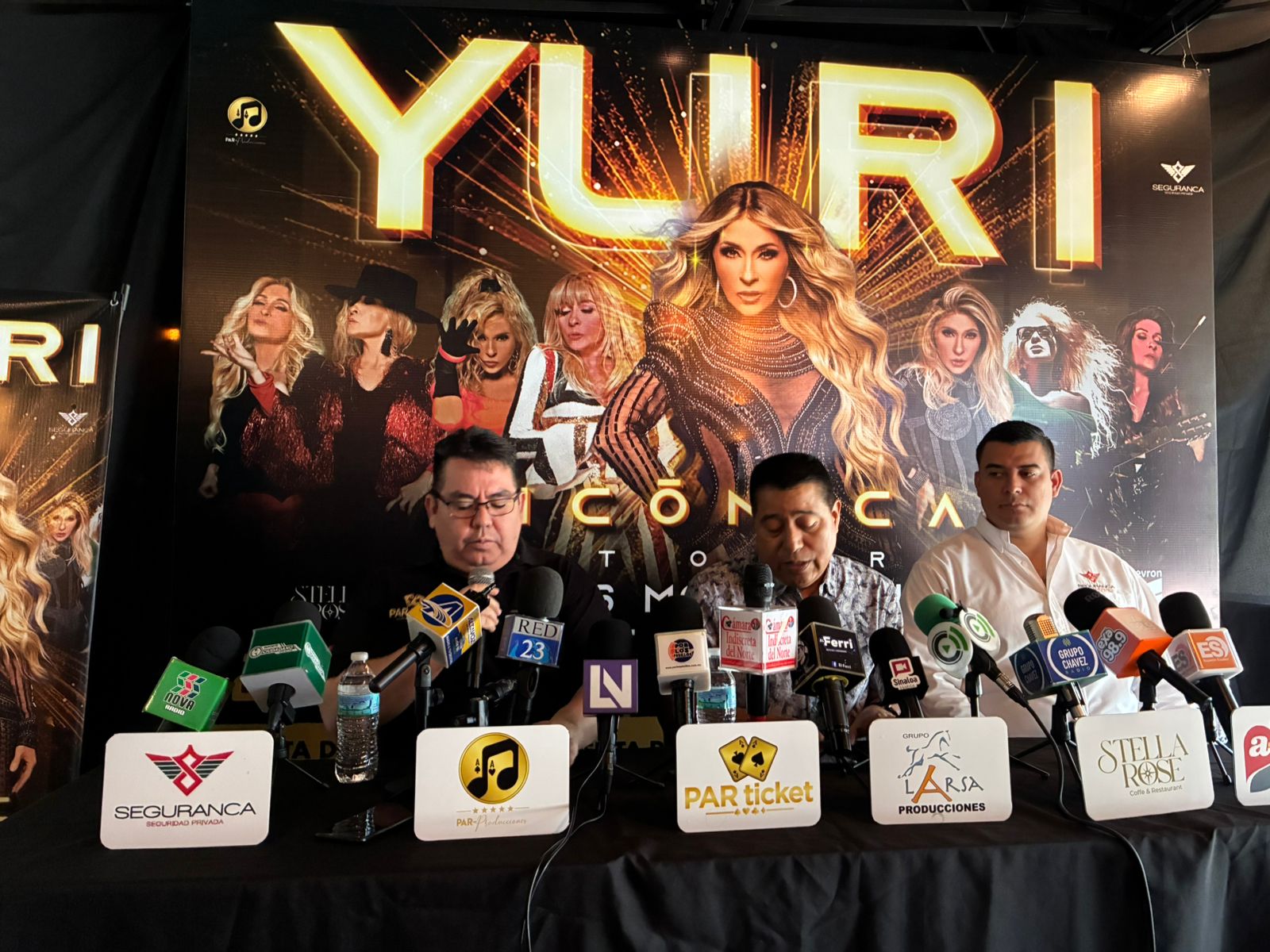 rueda de prensa par producciones gira yuri los mochis