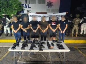 seis detenidos del operativo en el fraccionamiento bonanza de culiacan