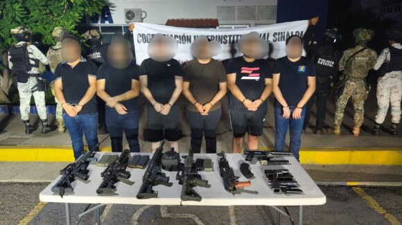 Seis detenidos y un abatido, el resultado de operativo en Bonanza, Tres Ríos, en Culiacán