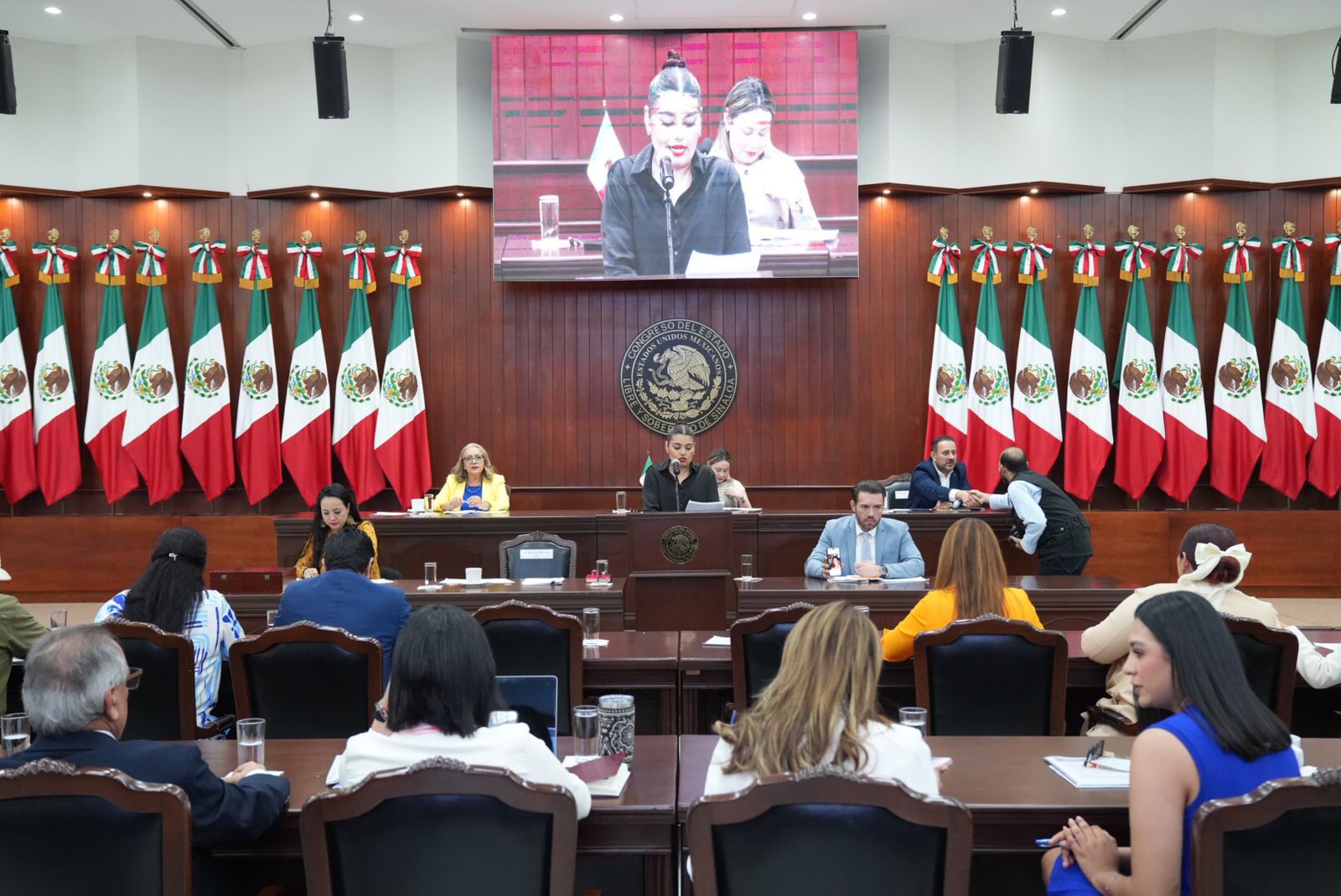 Sesión del Congreso de Sinaloa