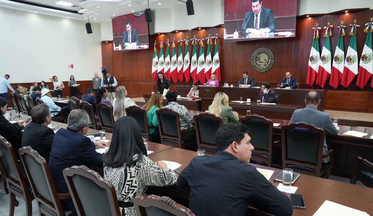 Sesión del Congreso de Sinaloa