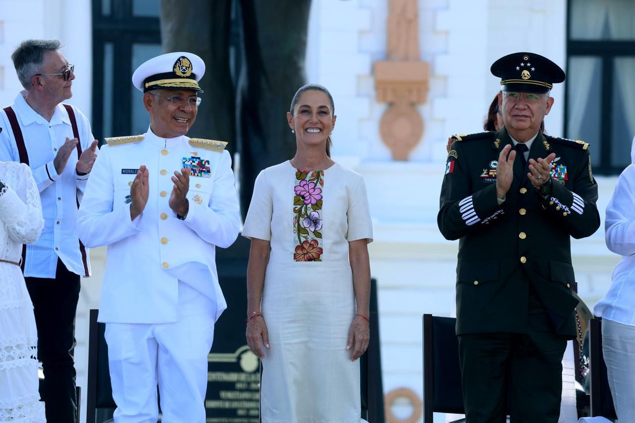 sheinbaum en aniversario de la armada de mexico presidenta