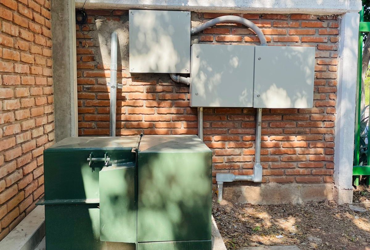 subestacion de luz quemada en kinder del campo uno en ahome los mochis