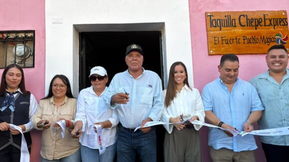 Inauguran taquilla del tren Chepe Express en El Fuerte, Sinaloa