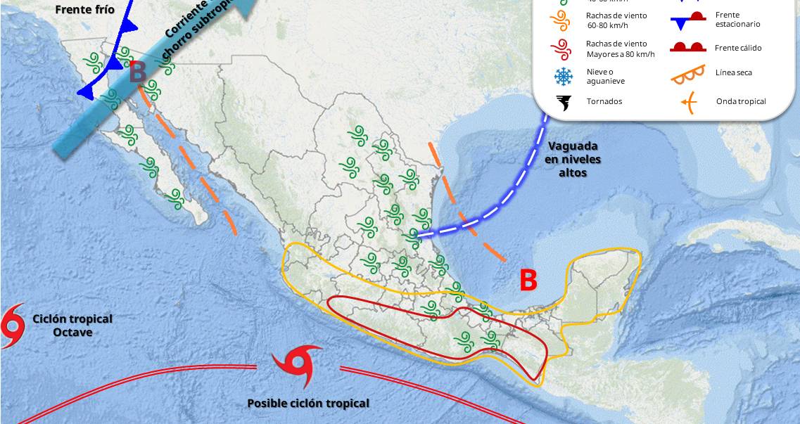 tormenta tropical priscila