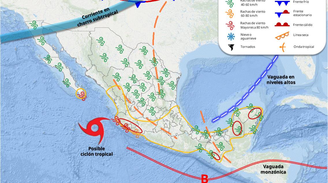 tormenta tropical priscila