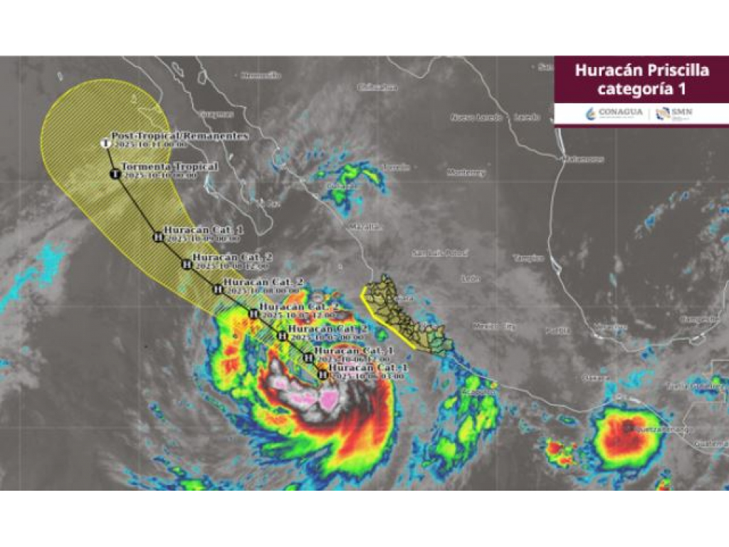 tormenta tropical prisilla (