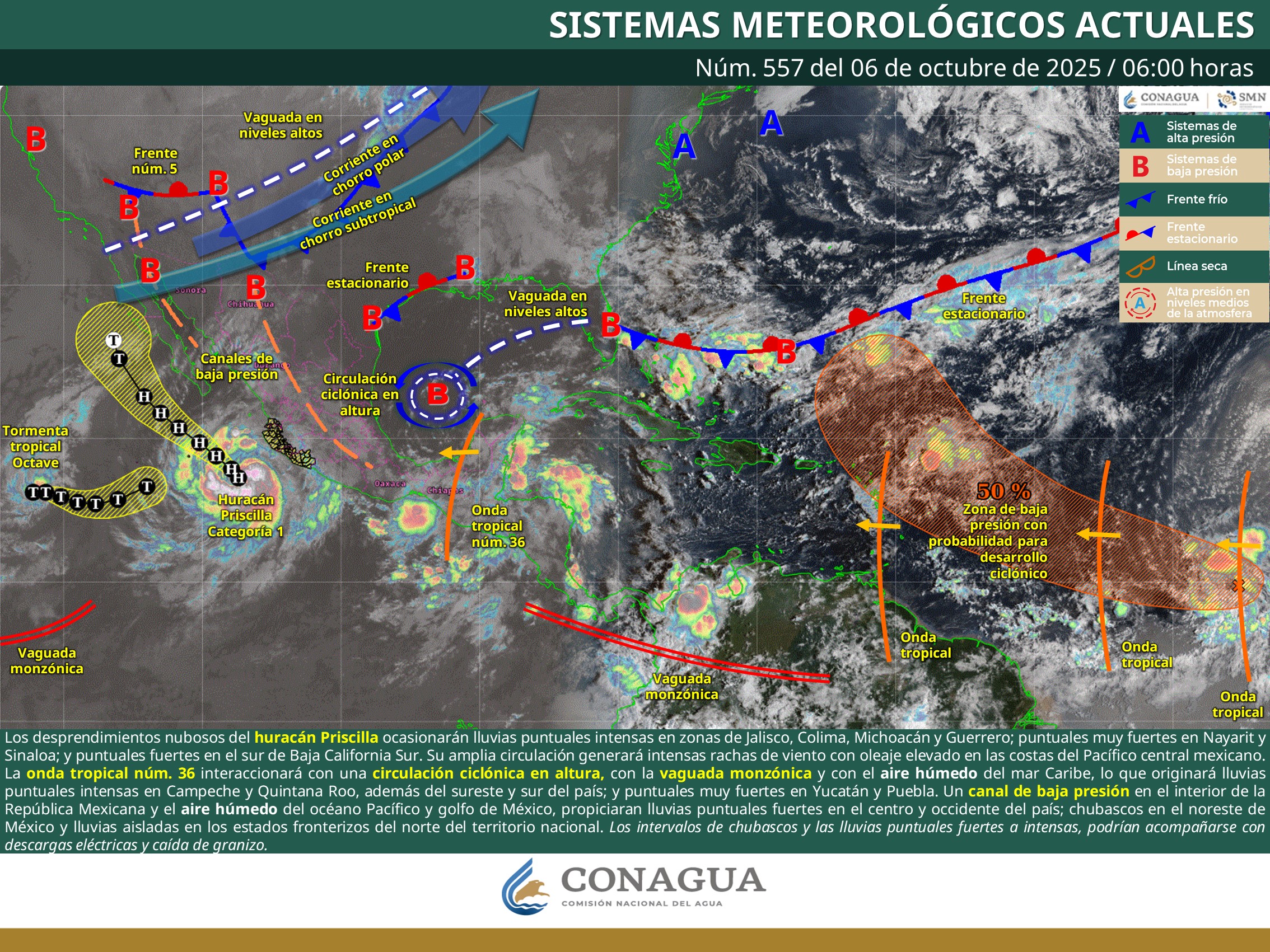 tormenta tropical prisilla (