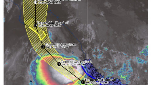¡Mañana estará frente a Sinaloa! La tormenta tropical ‘Raymond’ dejará lluvias de hasta 150mm el fin de semana