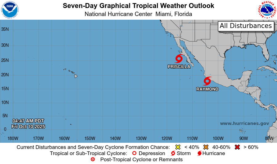 tormenta tropical raymond