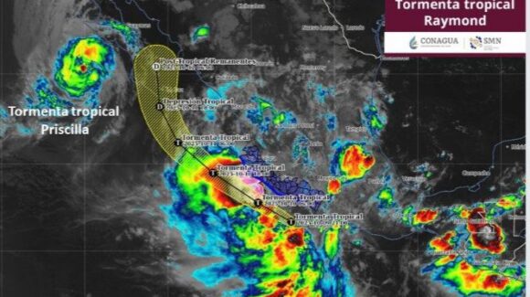 Raymond provocará lluvias en Sinaloa a partir de mañana viernes 10 de octubre; ubicación, trayectoria y dónde impactará