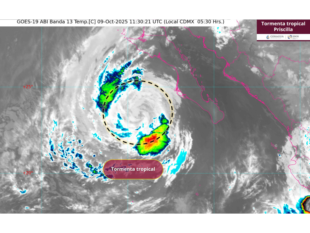 tormentas en el pacifico mexicano