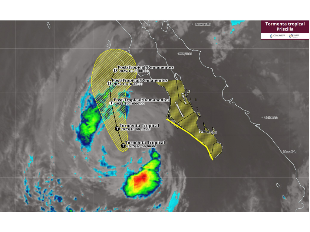 tormentas en el pacifico mexicano