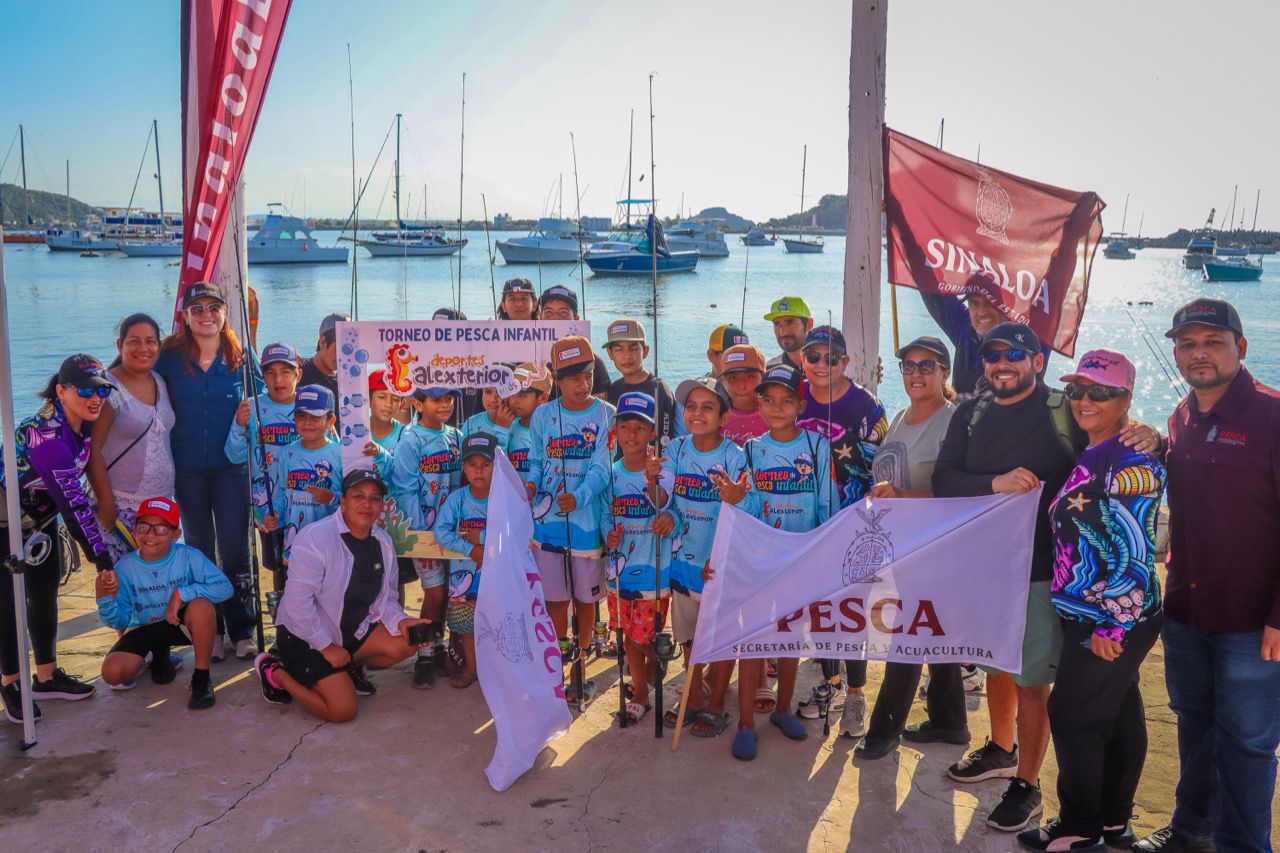 Torneo infantil de pesca deportiva en Mazatlán