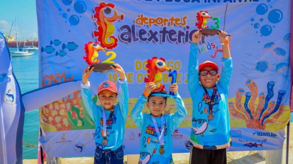 Conquistan infancias sinaloenses el mar en el Torneo Infantil de Pesca ‘Deportes Alexterior’ en Mazatlán, Sinaloa