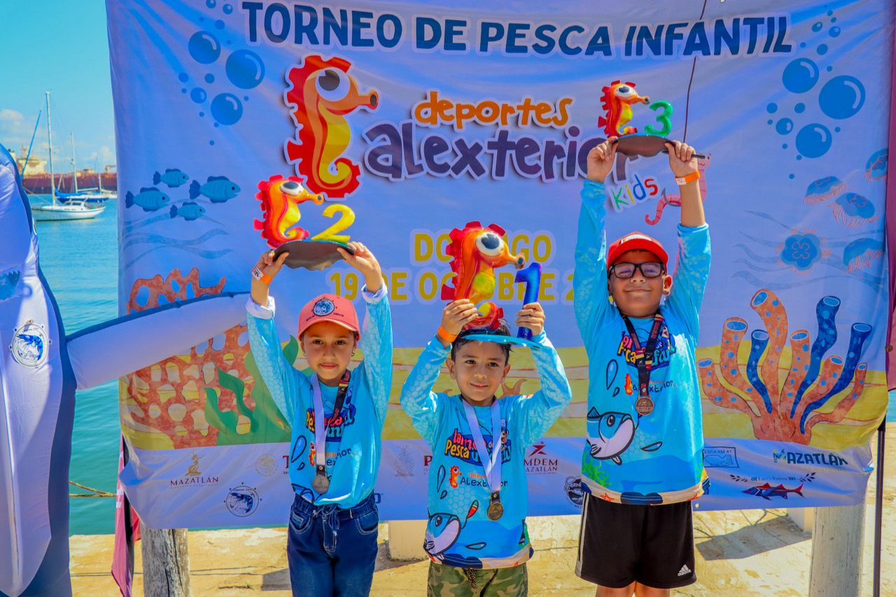 Torneo infantil de pesca deportiva en Mazatlán