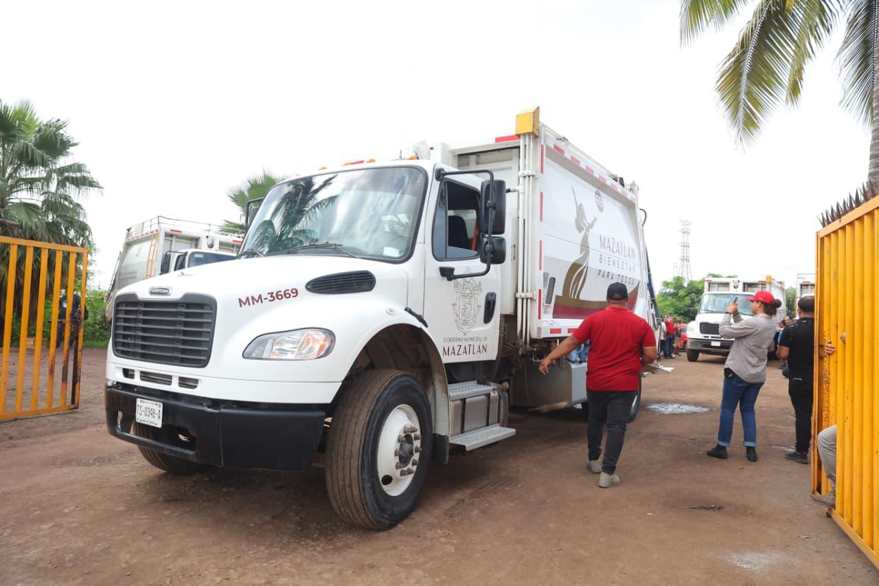 trabajadores de aseo urbano en mazatlan