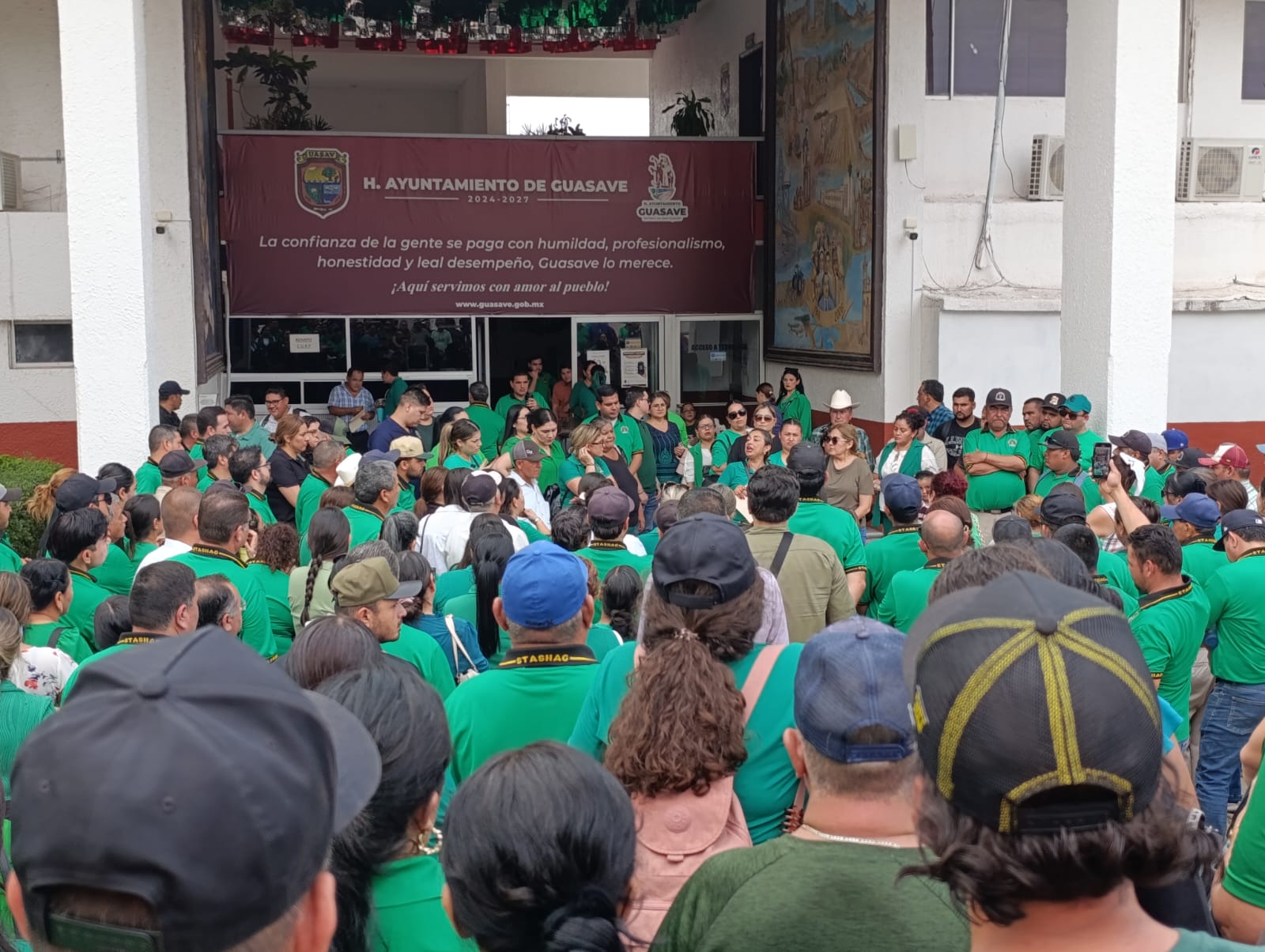 Trabajadores del Stashag en Guasave