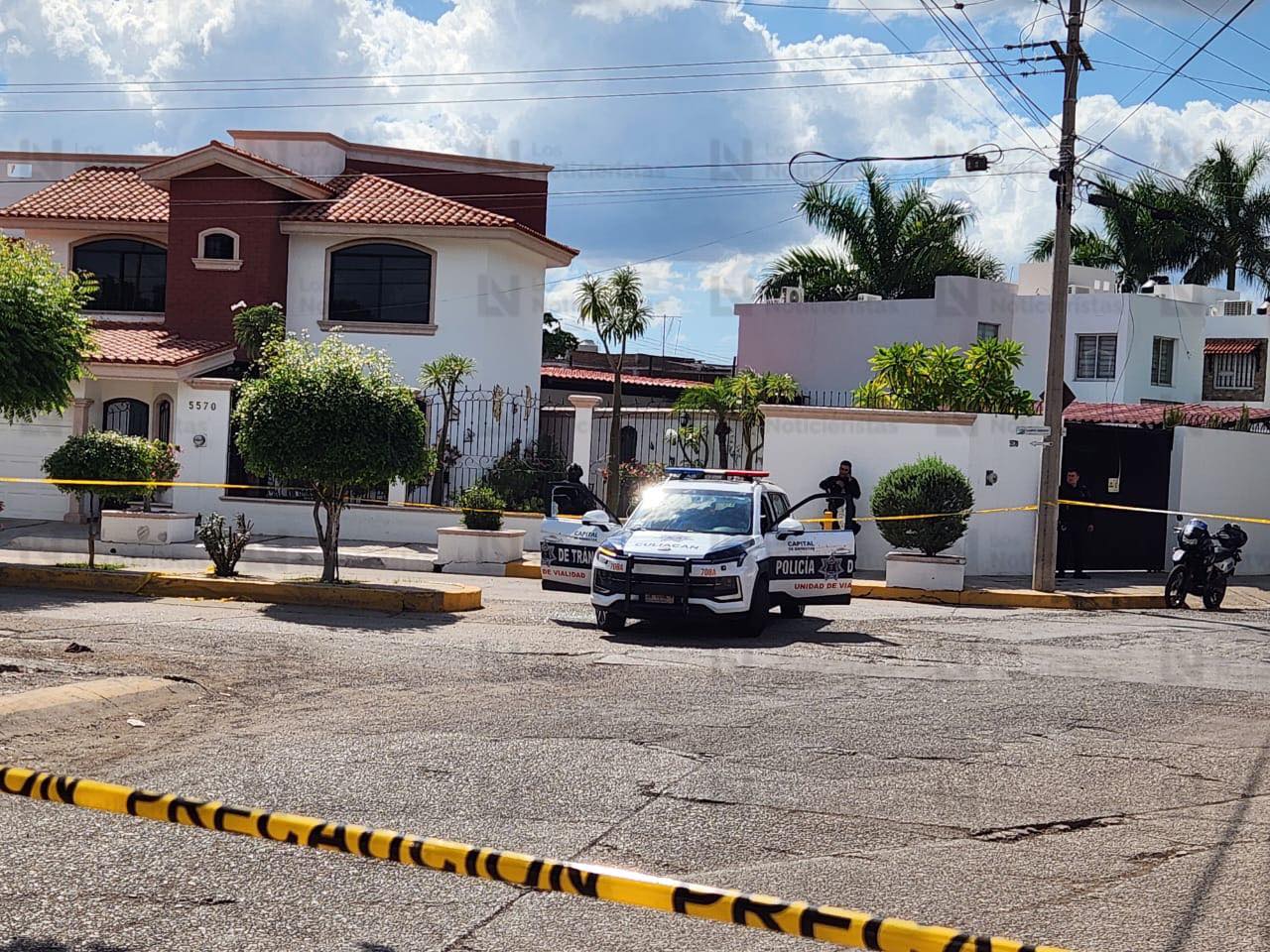 Ejecutan a balazos a dos elementos de Tránsito en el fraccionamiento Rincón San Rafael en Culiacán