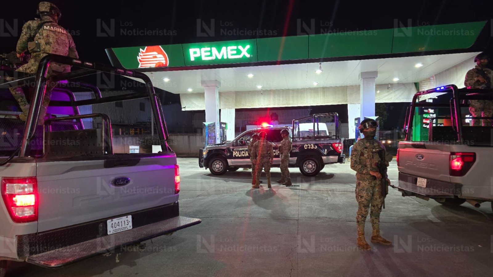 Un hombre fue lesionado en una gasolinera en Culiacán con un arma blanca